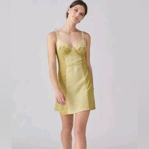 NWOT Urban Outfitters Felicity Eyelet Underwired Bustier Mini Dress XL